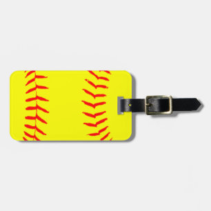 Etiqueta De Bagagem Softball personalizado