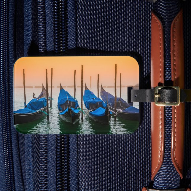 Etiqueta De Bagagem Sol em Veneza (Frente Insitu 4)