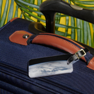 Etiqueta De Bagagem Sombra Da Lua No Pacífico Norte. 2