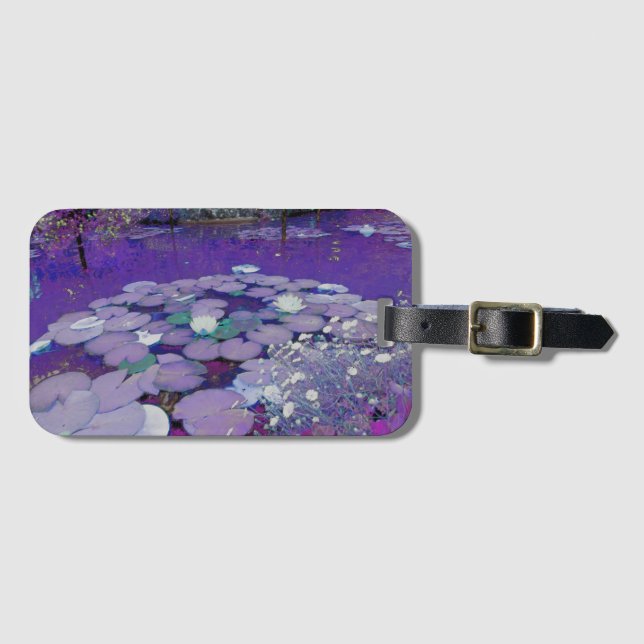 Etiqueta De Bagagem Sonho de Purple Lake (Frente Horizontal)