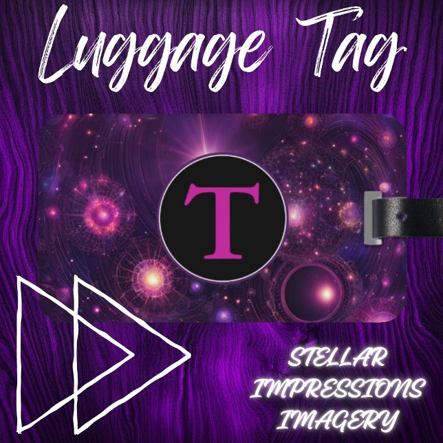 Etiqueta De Bagagem Sonho de Quasar (Criador carregado)