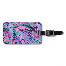 Sonho Roxo - Impressão de Abstrato Expressivo