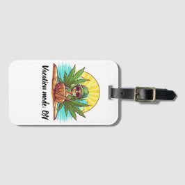 Etiqueta De Bagagem Sonhos da Ilha - A Coleção de Amigos de Caribe