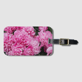 Etiqueta De Bagagem Sophisticated Pink Peony