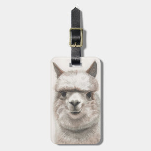 Etiqueta De Bagagem Sorriso Alpaca Bagagem Llama Bag ID