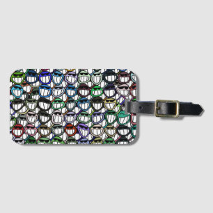 Etiqueta De Bagagem Sorrisos coloridos