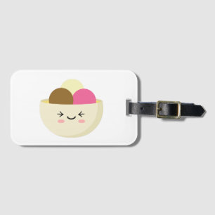 Etiqueta De Bagagem Sorvete Kawaii