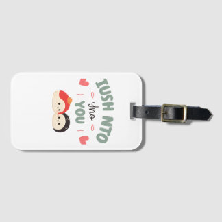 Etiqueta De Bagagem Sou Soy em você 🍣 | Amor Cute Kawaii Sushi