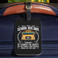 Sou uma ajudante de ônibus escolar engraçado de vo