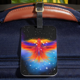 Etiqueta De Bagagem Space Phoenix Nebula