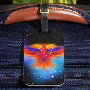Etiqueta De Bagagem Space Phoenix Nebula