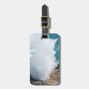 Etiqueta De Bagagem Spouting Horn em Kauai, Havaí