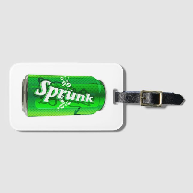 Etiqueta De Bagagem Sprunk (Frente Horizontal)