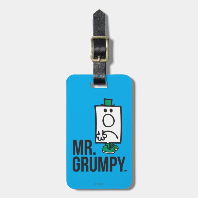 Etiqueta De Bagagem Sr. Grumpy (Frente Vertical)