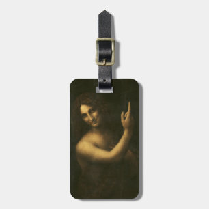 Etiqueta De Bagagem St John o baptista por Leonardo da Vinci