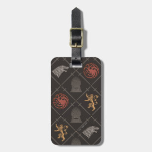 Etiqueta De Bagagem Stark, Lannister, Targaryen, Padrão de Trono de F