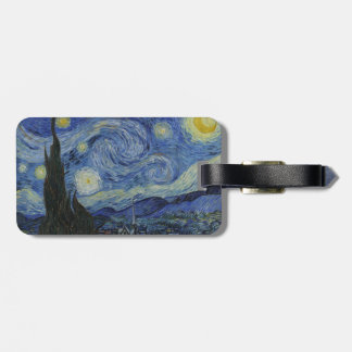 Etiqueta De Bagagem Starry Night por Vincent Van Gogh