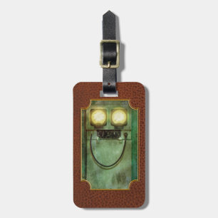 Etiqueta De Bagagem Steampunk - esteja feliz