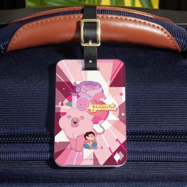 Etiqueta De Bagagem Steven Universe | Rosa Quartz Legado (Frente Insitu 2)