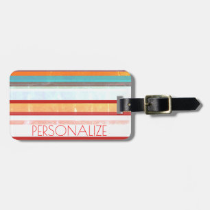 Etiqueta De Bagagem Stripes Personalizadas