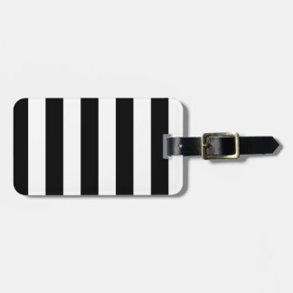 Etiqueta De Bagagem Stripes - Preto e Branco