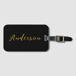 Etiqueta De Bagagem Stylish Custom Name Identification Travel Tag