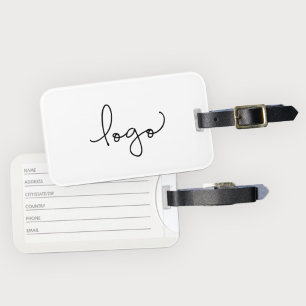 Etiqueta De Bagagem Sua Logo Aqui Branding de Artigos Promocionais 