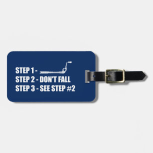 Etiqueta De Bagagem Subindo Gelo - Não Cair