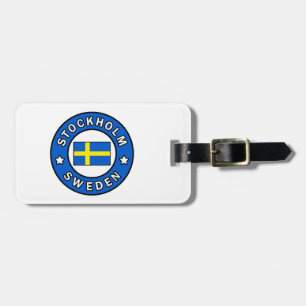 Etiqueta De Bagagem Suecia de Estocolmo
