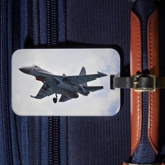 Etiqueta De Bagagem Sukhoi Su-35S (Frente Insitu 4)