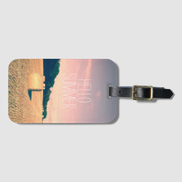 Etiqueta De Bagagem Summer Bliss no interior inglês