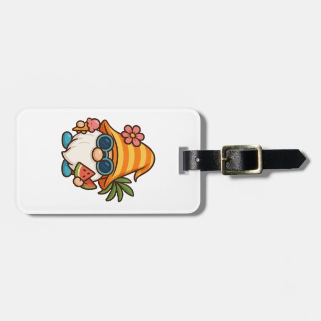 Etiqueta De Bagagem Summer Gonk (Frente Horizontal)