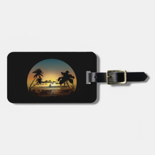 Etiqueta De Bagagem Sunset