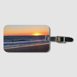 Etiqueta De Bagagem Sunset em Newport Beach, Califórnia