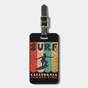 Etiqueta De Bagagem Surf California