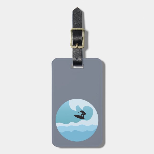 ETIQUETA DE BAGAGEM SURF LOVER (Frente Vertical)