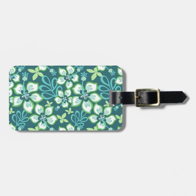 Etiqueta De Bagagem Surf (TEAL COMBO) (Frente Horizontal)