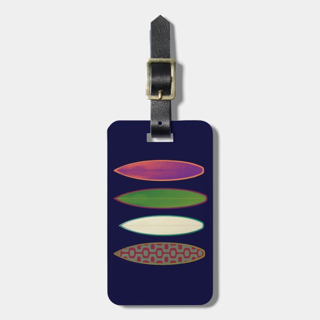 Etiqueta De Bagagem surfboards ~ estilo surfar (Frente Vertical)