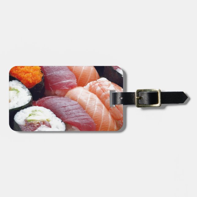 Etiqueta De Bagagem Sushi (Frente Horizontal)
