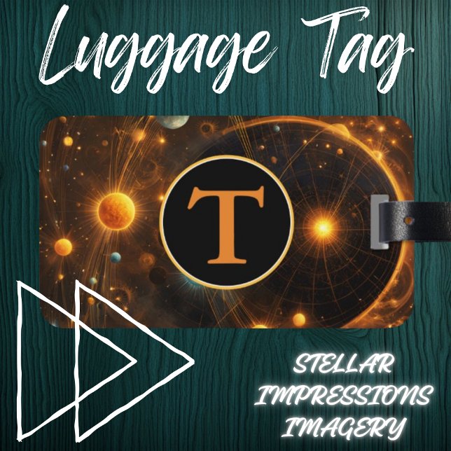 Etiqueta De Bagagem Sussura Galáctica (Criador carregado)