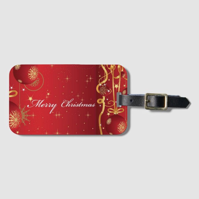 ETIQUETA DE BAGAGEM SUZANNE ELIZABETH CHRISTMAS COLLECTION (Frente Horizontal)