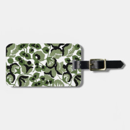 Etiqueta De Bagagem Sweet Pea (Olive) Fine Art