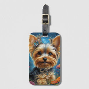 Etiqueta De Bagagem Sweet Yorkie