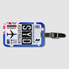 Etiqueta De Bagagem Sydney Austrália