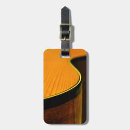Etiqueta De Bagagem Tag 2 da bagagem da guitarra acústica