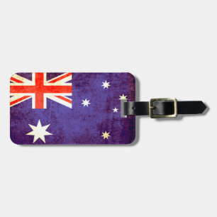 Etiqueta De Bagagem Tag australiano da bagagem da bandeira de