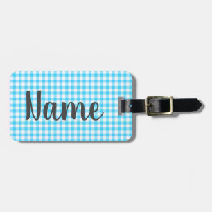 Etiqueta De Bagagem Tag azul formal personalizado do saco da bagagem