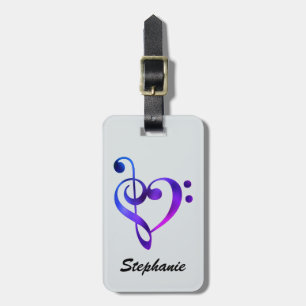 Etiqueta De Bagagem Tag baixo personalizado da bagagem do coração do