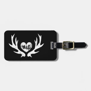 Etiqueta De Bagagem Tag chique da bagagem do viagem do antler dos