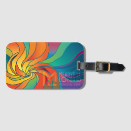 Etiqueta De Bagagem Tag da bagagem da arte do cálice de MLTS